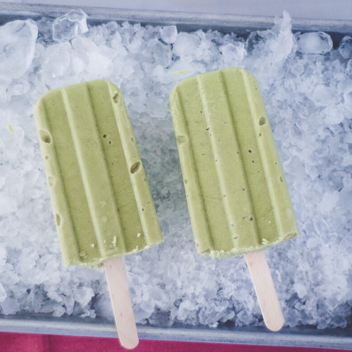 Easy Avocado Matcha Popsicles