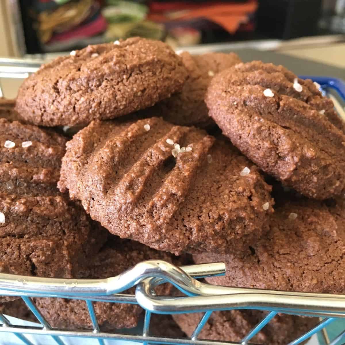 Chocolate Sriracha Cookies (gluten-free)
