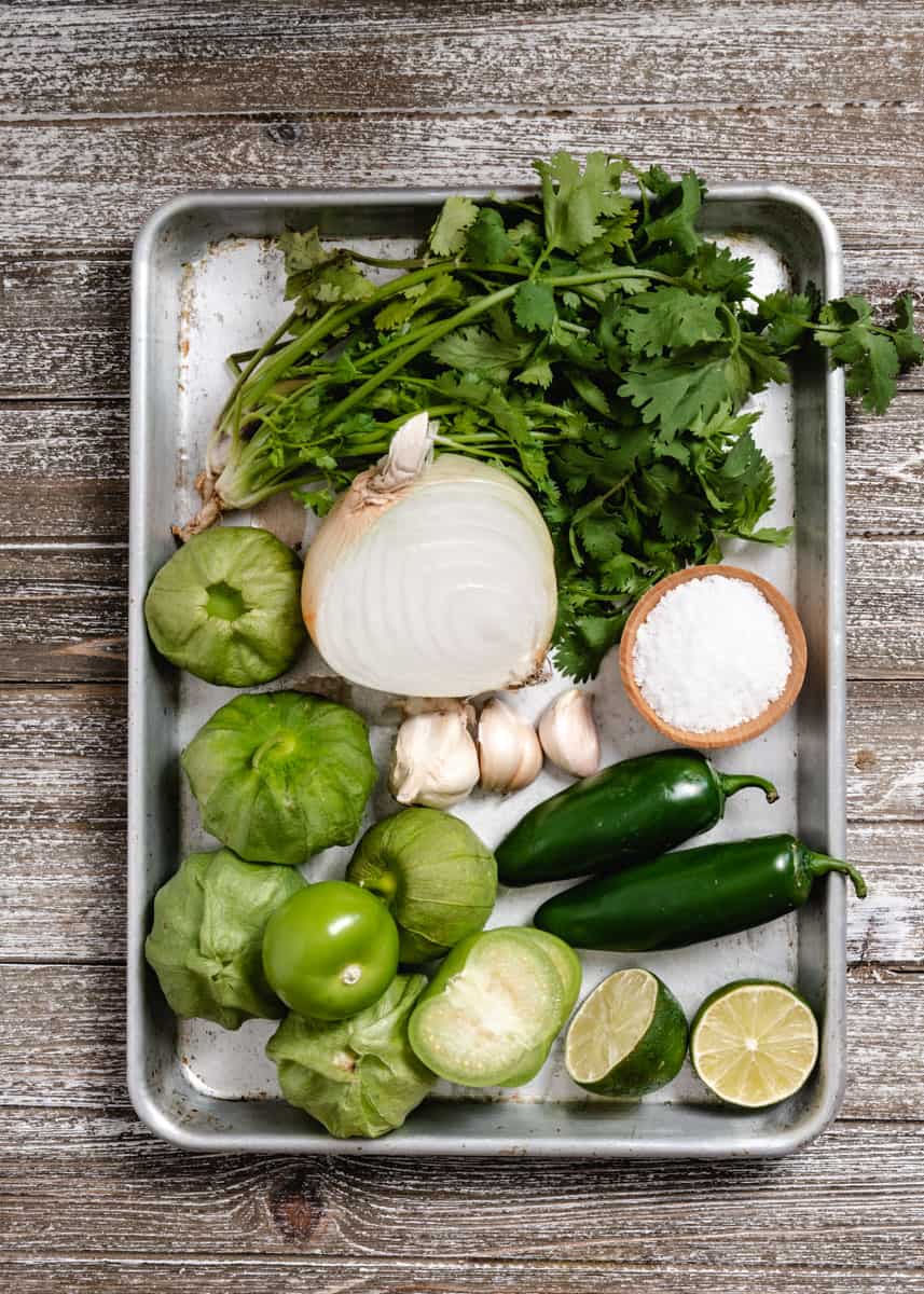 Tomatillo Salsa Ingredients