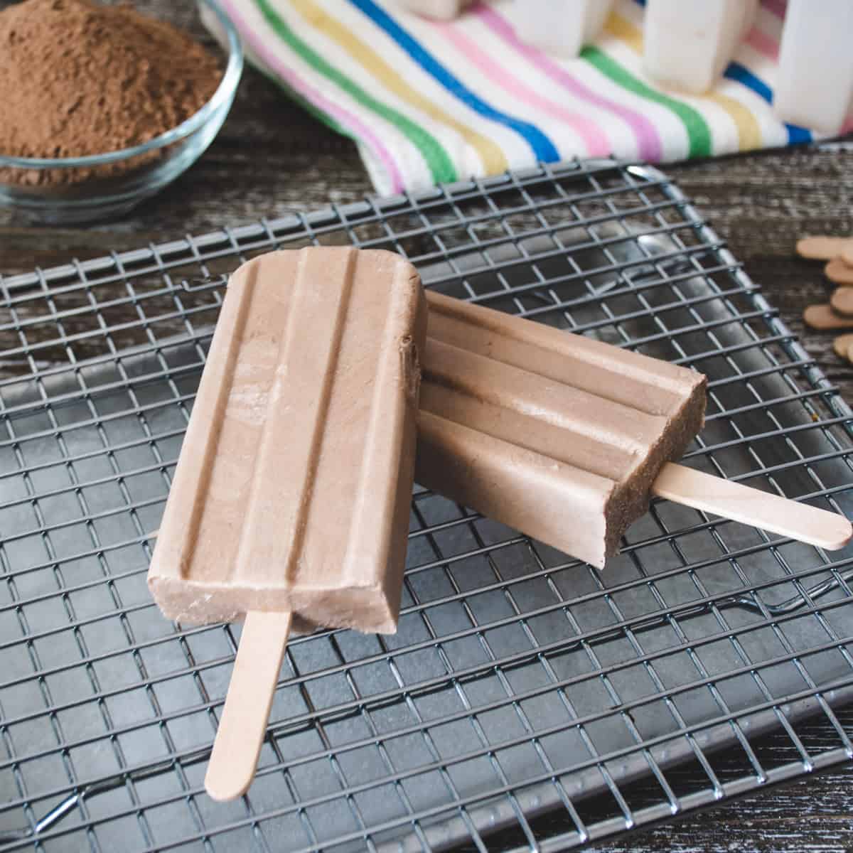 Milo Popsicles (homemade, dairy-free)